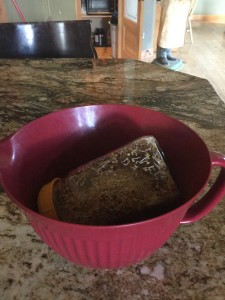 sprouts tilted in bowl