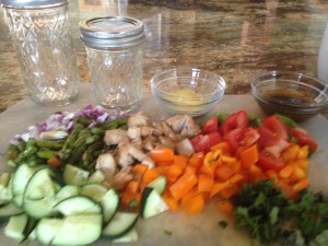 mason jar meal ingred.