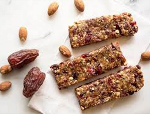 Chewy Almond Date Bars